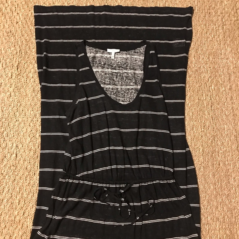 Joie linen maxi dress with drawstring waist